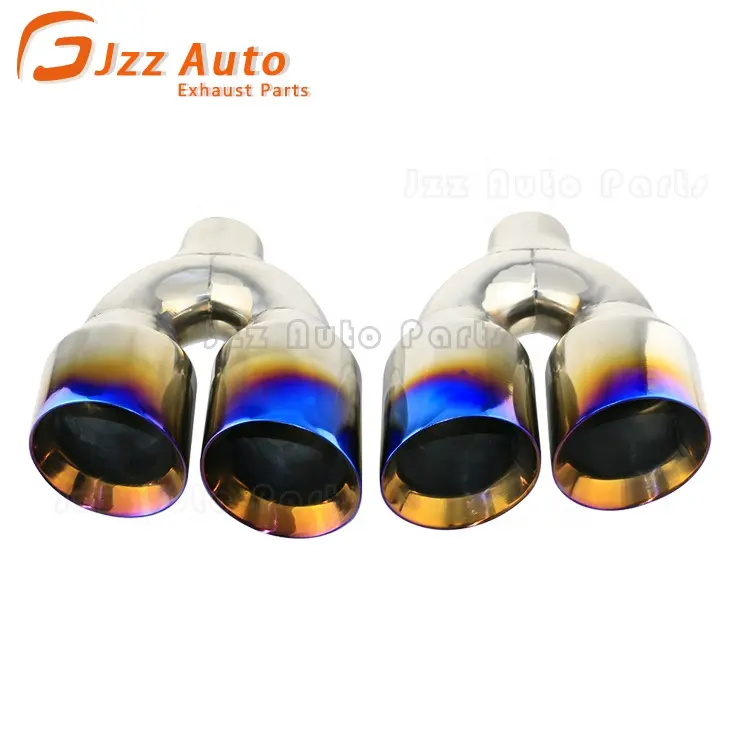 JZZ Custom Slant Cut Muffler tips exhaust pipe from China wholesale