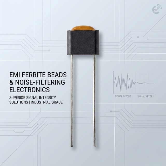 High Quality Ferrite Through-Hole Beads for EMI in Signal Circuits  2.5-6.0mm Size ESD Protection  Factory Direct Price