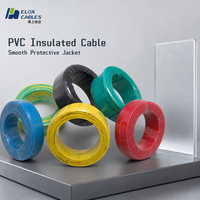 Cable Eléctrico con Aislamiento de PVC y Núcleo de Cobre BV BVR, Cableado de Construcción con Código de Color para Proyectos de Instalación de Cableado Residencial