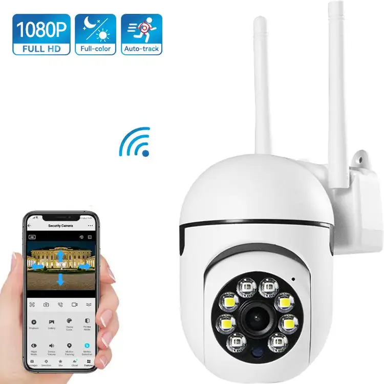 Bulut depolama Full HD 1080p kablosuz güvenlik Speed Dome kamera açık İnsan algılama akıllı CCTV WIFI kamera