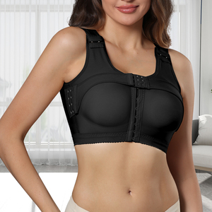 Ajustable Push up Chest Shaper Top Vest Post Cirugía Compresión Prenda Sujetador Con Banda Estabilizadora de Implante de Senos - Product Image 1