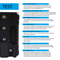Controlador de Motor CC sin Escobillas Ajustable Elyx ELYX-12-80 48-72V 260A 4000W IP67 de Aleación de Aluminio de Accionamiento Directo para Bicicleta Eléctrica