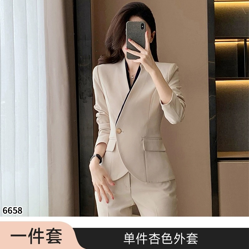 apricot suit