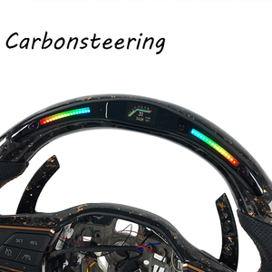 Accesorios para Asiento, Volante de Fibra de Carbono Forjado para Coche, para <span class=keywords><strong>Leon</strong></span> Cupra 5F MK3 2013-2020 FR VZ VZ CUP MK4, Mejora del Interior - Product Image 2