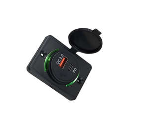 Cargador USB para Auto de 12V 24V, Modelo A7, Negro, Resistente al Fuego, con Certificación CE/FCC, Venta al Por Mayor de Fábrica - Product Image 1