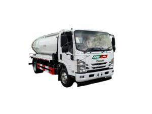 Factory Price 5000liters 5cubic Tanker Capacity 4X2 6wheeler Isuz U ELF septic <b>suction</b> truck Truck sewer vacuum truck for Sale - Product Image 1