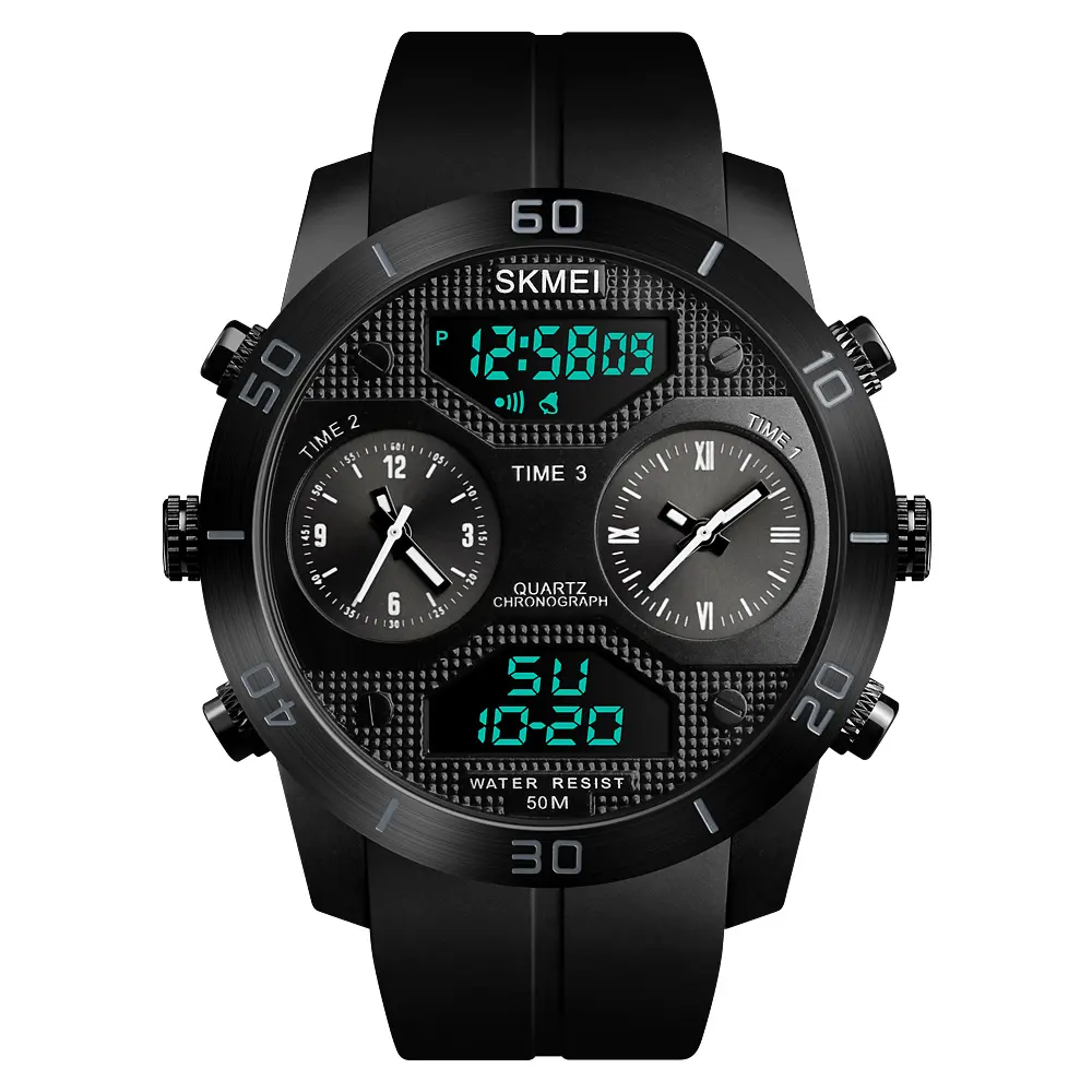 Skmei Digital Black Dial Men's Watch