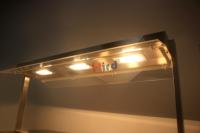 Station de maintien au chaud électrique en acier inoxydable argenté pour la restauration rapide – Équipement de restauration commerciale très demandé