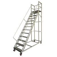 Échelle d'escalade d'arbre en aluminium professionnelle échelle d'accès au toit en métal léger étapes antidérapantes équipement de stockage de cargaison sécurisé