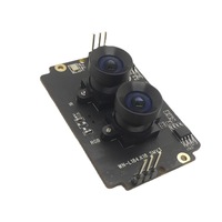 Módulo de Cámara Binocular con Reconocimiento Facial ZYKD de 2MP, Visión Nocturna Infrarroja de 850nm, USB, Detección de Vida Real, Micrófono Integrado