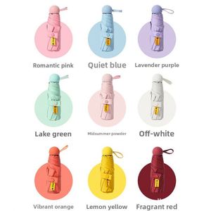 Parapluie manuel anti-UV pour femme, 8 baleines, avec logo personnalisé, 50 % de réduction, idéal pour cadeaux d'affaires, design moderne, protection soleil et pluie - Product Image 2