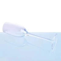 Flûtes à champagne en verre transparent soufflé à la main, de luxe, transparentes, avec logo personnalisé pour les mariages, vente en gros