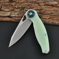 Couteau de poche pliable, lame en acier D2, manche en G10, camping, survie, chasse, tactique, EDC, portable, extérieur, OEM personnalisable