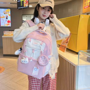 New Arrival High Quality Large Capacity Oxford Zipper Light <b>Weight</b> Junior High School <b>Backpack</b> Normcore/Minimalist Design - Product Image 6