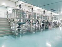 Cuve de mélange à agitation en acier inoxydable de 1000 L avec moteur pour le traitement des produits chimiques, haute productivité, chauffage à la vapeur