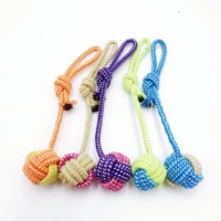 Jouets à mâcher durables pour chiens, très demandés, balle en corde de coton, jouet à mâcher pour chien