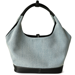 กระเป๋าถือสะพายไหล่ใบใหญ่แบบซิปผ้าแคนวาสใหม่ปี 2024 สำหรับผู้หญิง สไตล์ลำลอง เหมาะสำหรับวันหยุดพักผ่อน - Product Image 5