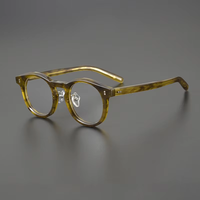 Lunettes unisexes en acétate anti-lumière bleue à monture intégrale 2026 Nouvelle mode rétro légères durables optiques sur ordonnance myopie