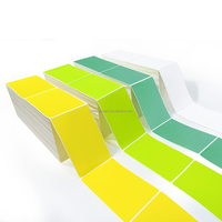 Étiquette Thermique Directe Pliée en Accordéon Auto-adhésive 4x6 Pouces (102x152mm) pour Expédition, Colis et Adresse