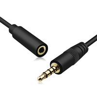 Câble audio 3,5 mm mâle-femelle, câble audio AUX pour enregistrement, câble de charge pour haut-parleur, câble de connexion 3,5 mm à 3,5 mm.