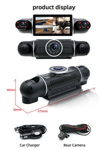Tư Nhân Dụng Cụ 4 Cách Xe Hộp Đen Bãi Đậu Xe Màn Hình Vòng Lặp Ghi Âm 4 Ống Kính 1080P Xe Dashcam Xe Ghi Âm - Product Image 3