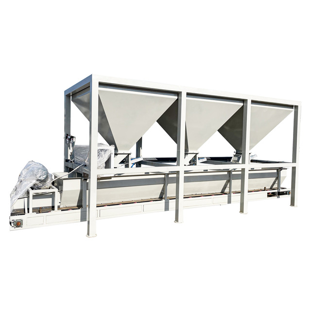 PLC Control Organic Fertilizer Batching Machine for Poultry Manure Compost Production Line