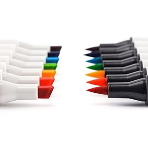 Nouveauté - Vente Flash - Marqueurs permanents à encre alcoolisée - Stylos pinceaux à alcool - Double pointe - Ensemble de marqueurs professionnels pour le dessin - Design artistique - Product Image 4