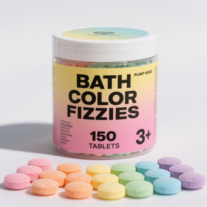 Nhãn hiệu riêng trẻ em cầu vồng tắm màu FIZZIES | Jar-Đóng gói không độc hại Bom tắm có ga, thay đổi màu sắc | OEM/ODM - Product Image 4
