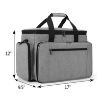 Sac de transport pour machine à coudre avec rembourrage amovible