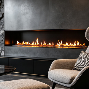 Chimenea de <span class=keywords><strong>Etanol</strong></span> Inno-Fire de 36 Pulgadas, Chimenea Biológica Empotrada en la Pared, Hogar Inteligente - Product Image 2