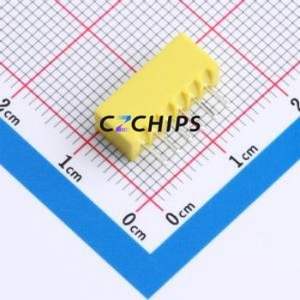 WAFER-PH2.0-6PZZ-H62 Wire-to-Board Pin Header Through hole Component (THT),P=2mm Connector 1x6P 2mm Through Hole PH - Product Image 2