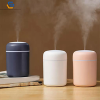Humidificateur intelligent à brume fraîche de haute qualité Mini USB 3D diffuseur d'aromathérapie d'huile essentielle de flamme (avec veilleuse)