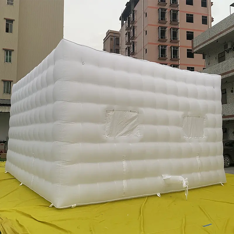 Tuoye tùy chỉnh Inflatable Đảng Lều đám cưới màu trắng Inflatable LED Lều hoặc các sự kiện lều