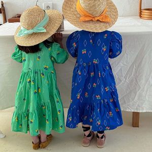 Ropa de Verano y Primavera 2022 para Niñas, Vestidos con Estampado de Frutas, Vestidos Dulces de Manga Corta, Falda para Bebés - Product Image 2
