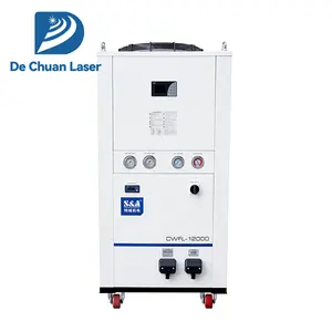 Sistemas de refrigeração 12000W 12KW S&A CWFL-12000 Refrigerador de água para máquina de corte a laser de metal fibra