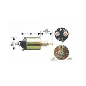 Interruptor de solenoide para iveco turbo, motor eléctrico de CC de 12v y 24v, 2021 hecho en China