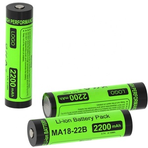 3.7V 2200mAh hình trụ Lithium Ion <span class=keywords><strong>Torch</strong></span> thay thế pin - Product Image 2