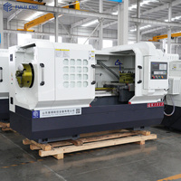 Torno CNC de Alta Resistencia QK1313 con Sistema de Control GSK, Alta Rigidez, Gran Diámetro del Husillo para Fabricación de Roscas de Tuberías y Piezas Automotrices