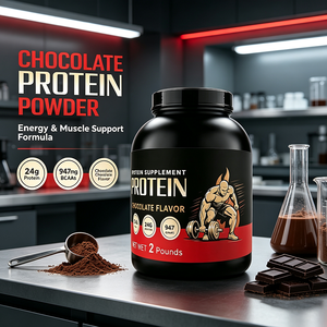 Proteína de Suero Aislada Sin Sabor, Concentrado 80% en Polvo, Sabor Chocolate con Suplementos de Creatina, 29 Porciones para Entrenamientos en el Gimnasio - Product Image 3