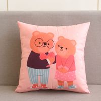 Hoshom taie d'oreiller imprimée personnalisée 100% coton lin matériel doux confortable pour la décoration intérieure canapé chambre housse de coussin
