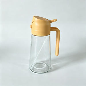 Distributeur et pulvérisateur d'huile <span class=keywords><strong>de</strong></span> <span class=keywords><strong>cuisine</strong></span> écologique réutilisable, bouteille en verre <span class=keywords><strong>de</strong></span> 470 ml, bouteille pulvérisatrice en verre 2 en 1 pour la <span class=keywords><strong>cuisine</strong></span> - Product Image 5
