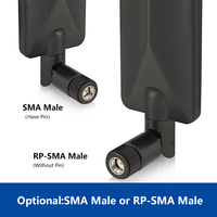 Antenne mini cellulaire 5G 4G LTE 3G 10dBi 50 Ohm RP-Male pour caméra de surveillance de sentier, routeur