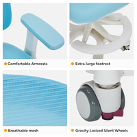 Chaise d'apprentissage ergonomique portable en plastique pour enfants, anti-cyphose, réglable en hauteur, idéale pour la gym - Vente en gros