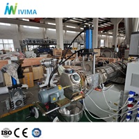 Machine de granulation de granule de composé de PVC rigide/souple de coupe d'air chaud d'IVIMA avec le moteur et le roulement de PLC 380V 55kW
