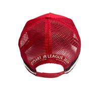 Sombrero a rayas deportivo australiano personalizado al por mayor sombrero de camionero de malla de conductor rural bordado de camión bordado 3D de 5 paneles
