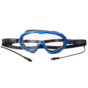 Gafas de Natación para Niños, Lentes de PC Antivaho, Impermeables, Alta Definición, Color Azul - Product Image 1