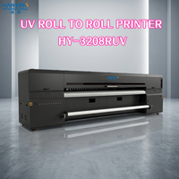 Nueva Impresora UV de Rollo a Rollo de 3200mm con 8 Cabezales de Impresión 13200-U1 CMYK Blanco y Barniz para Máquina de Impresión