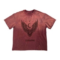 T-shirt Homme Surdimensionné Personnalisé ELYRADIA 100% Coton Tissé Imprimé Numérique Effet Délavé Vintage Séchage Rapide & Respirant