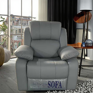 <span class=keywords><strong>Poltrona</strong></span> Reclinabile in Pelle di Lusso Pieghevole, Sedia a <span class=keywords><strong>Dondolo</strong></span> Manuale per Camera da Letto e Appartamento - Product Image 2