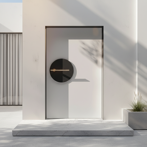 Modern Double-Open Pivot Swing Polymer <strong>Door</strong> Stainless <strong>Steel</strong> Aluminum Alloy Exterior Anti-Theft Front Entry Apartments Cast - Product Image 4